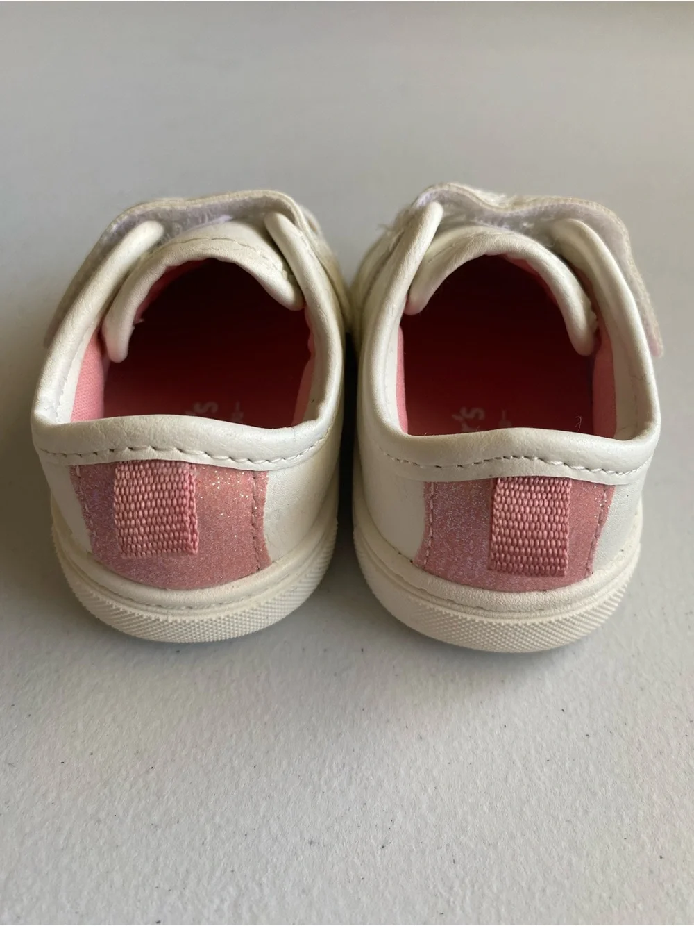 Carter’s Just One You Toddler Girls First Walker Sneakers White Pink - Size 3